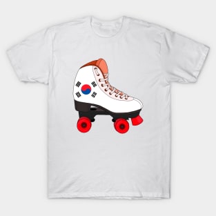 Roller Skating South Korea T-Shirt